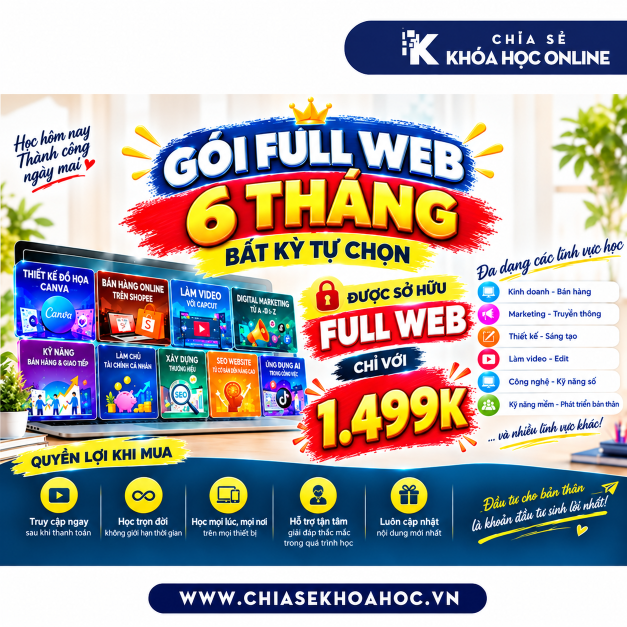 Gói Fullweb 6 tháng